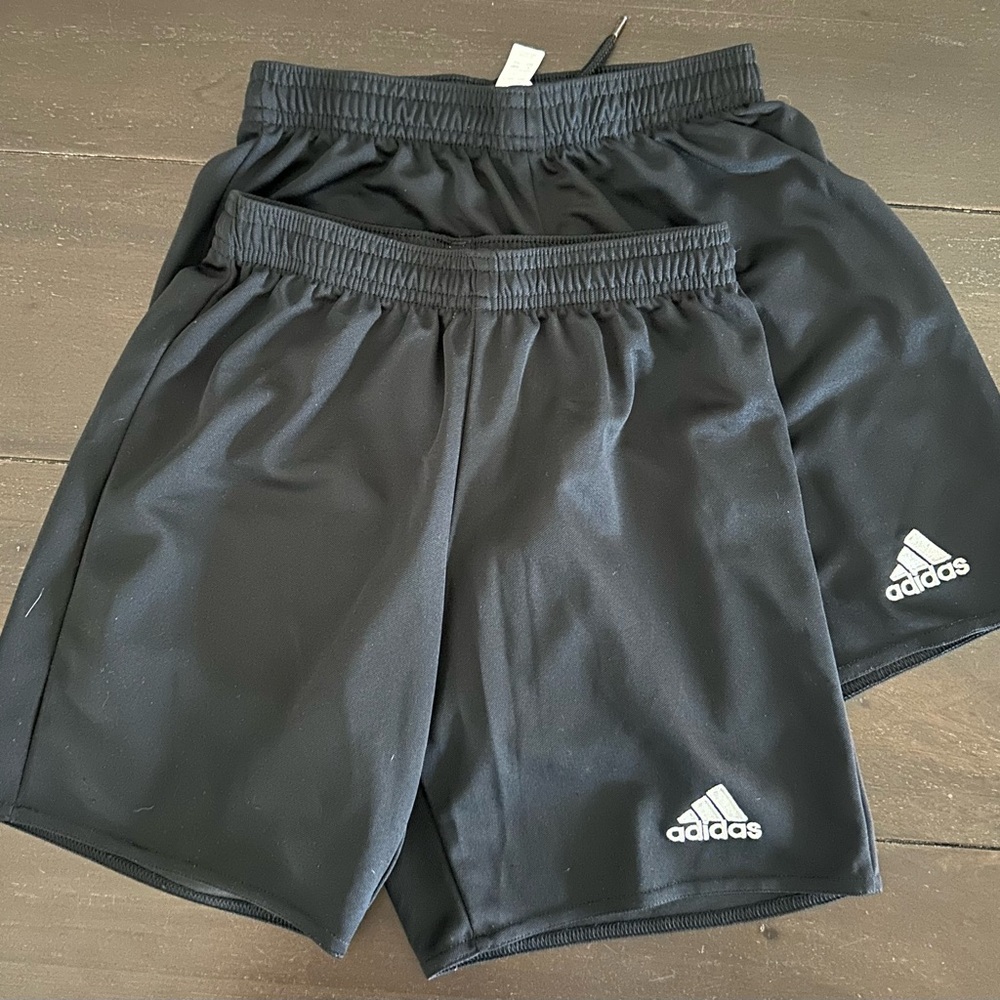 Adidas 2 PAIR BUNDLE Climalite Shorts- Small - Picture 1 of 4